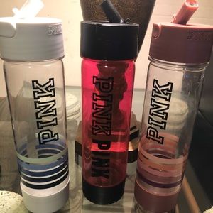 Pink water bottle bundle